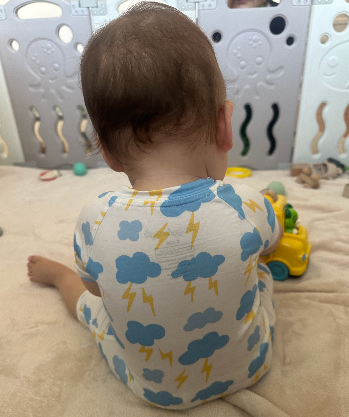 Gentle Thunder Bamboo Short Sleeve Zip Up Onesie